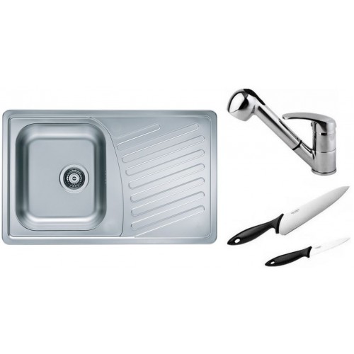 ALVEUS Set drez Elegant 30 nerez + batérie Oaza II chróm + 2 nože Fiskars ZADARMO