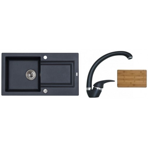 ALVEUS set drez FALCON 30 + batérie DIANA v čiernej + doska na krájanie