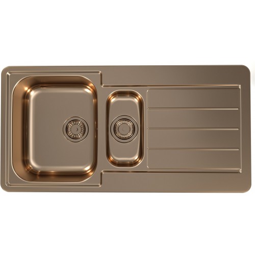 ALVEUS LINE 10 Monarch kuchynský drez, 980 x 500 mm, copper 1078567 ALVEUS LINE 10 Monarch kuchynský drez, 980 x 500 mm, copper 1078567