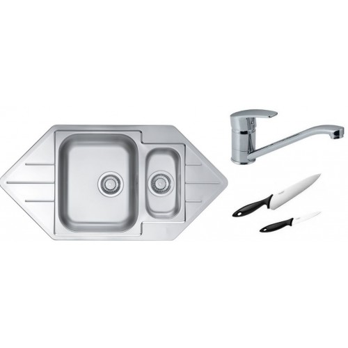 ALVEUS Set drez Line 40 nerez + batéria Milena chróm + 2 nože Fiskars ZADARMO ALVEUS Set drez Line 40 nerez + batéria Milena chróm + 2 nože Fiskars ZADARMO