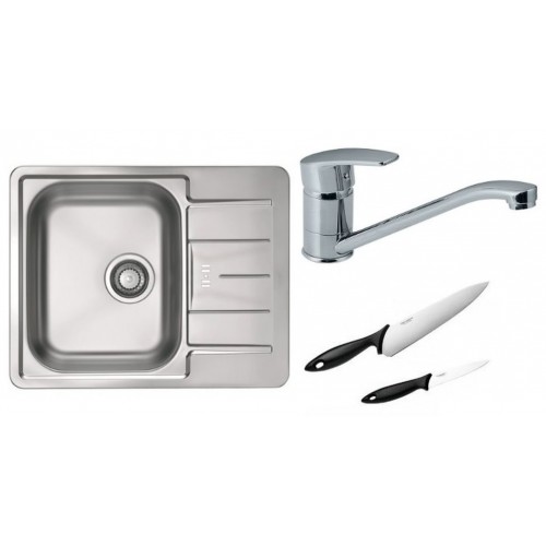 ALVEUS Set drez Line 60 nerez + batéria Milena chróm + 2 nože Fiskars ZADARMO ALVEUS Set drez Line 60 nerez + batéria Milena chróm + 2 nože Fiskars ZADARMO