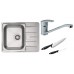 ALVEUS Set drez Line 60 nerez + batéria Milena chróm + 2 nože Fiskars ZADARMO