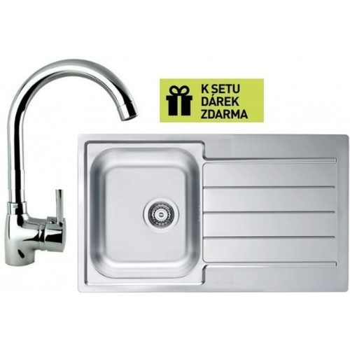 ALVEUS Set drez Line 20 nerez + batérie Betty chróm + darček