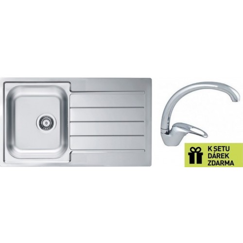 ALVEUS Set drez Line 20 nerez + batérie Diana chróm + darček