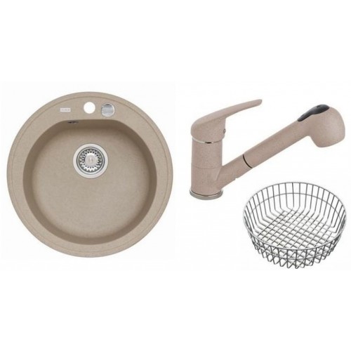 ALVEUS set drez Niagara 10 beige + batérie Bora Bora beige + odkvapkávací košík Zadarmo