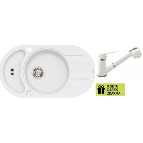 ALVEUS set drez Niagara 50 white + batérie AM 20 white + darček