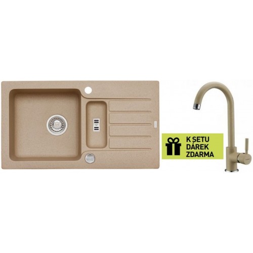 ALVEUS set drez Niagara 70 beige + batérie AM 120 beige + darček ALVEUS set drez Niagara 70 beige + batérie AM 120 beige + darček