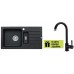 ALVEUS set drez Niagara 70 black + batérie AM 120 black + darček