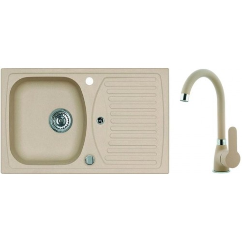 ALVEUS set drez Record 30 beige + batérie Jessica beige