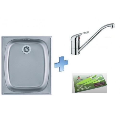 ALVEUS set drez Basic 10 + batéria Milena II chróm + sada nožov