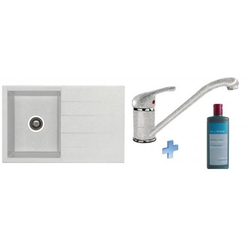 ALVEUS set drez Cubo 30 arctic + batérie AM 30 arctic + čistič ALVEUS set drez Cubo 30 arctic + batérie AM 30 arctic + čistič
