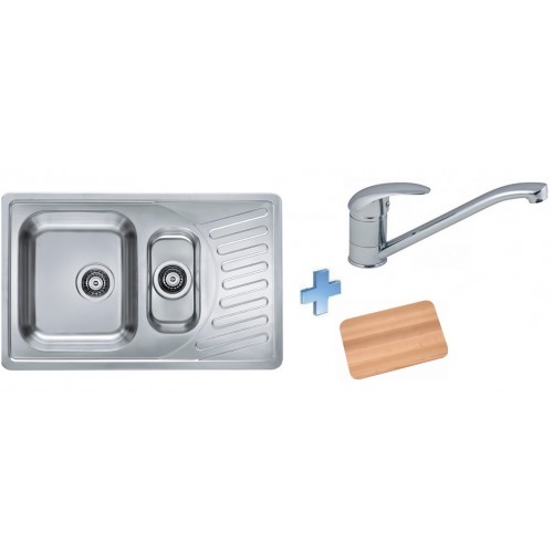 ALVEUS set drez Elegant 110 nerez + batérie Milena + doska na krájanie