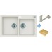 ALVEUS set drez Rock 90 white + batéria Bora Bora white + doska na krájanie