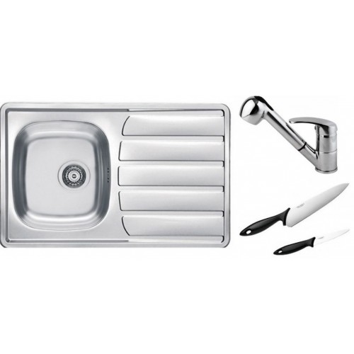 ALVEUS Set drez Zoom 20 nerez + batérie Oaza II chróm + 2 nože Fiskars ZADARMO