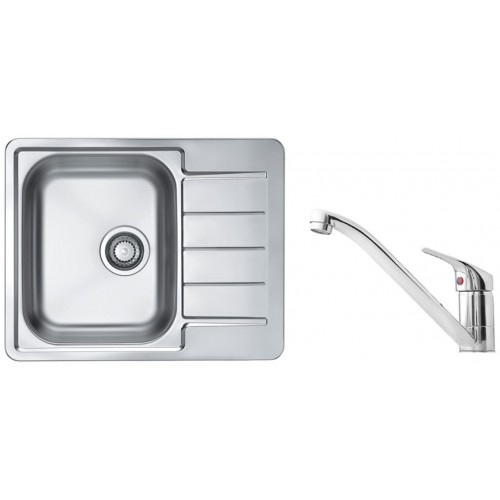 ALVEUS Set LINE 110 drez nerezový 615x500 mm + batéria RIVIERA X chróm ALVEUS Set LINE 110 drez nerezový 615x500 mm + batéria RIVIERA X chróm