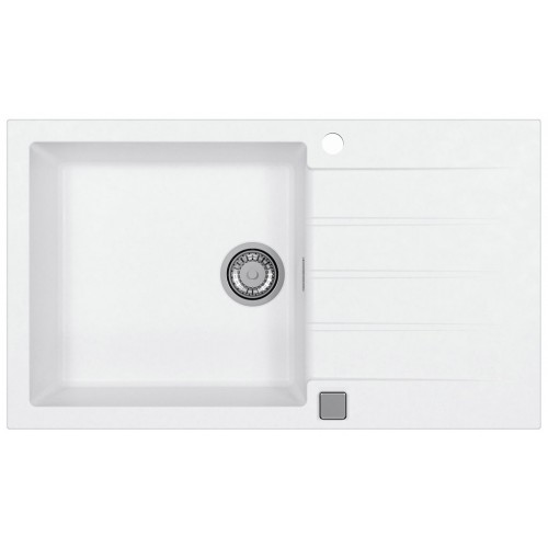 BAZÁR ALVEUS CADIT 40 kuchynský drez granitový, 860 x 500 mm, white 1132027 ROZBALENÉ!!