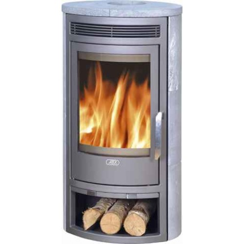 ABX Arktis 4655-4-II, krbové kachle, šedý plech- mastenec