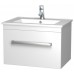 INTEDOOR ARTE spodná kúpeľňová skrinka závesná s keramickým umývadlom AR 100 55
