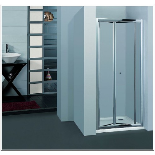 ARTTEC Mary 840 NEW Sprchové dvere do niky zalamovacie dvojdielne PAN00865