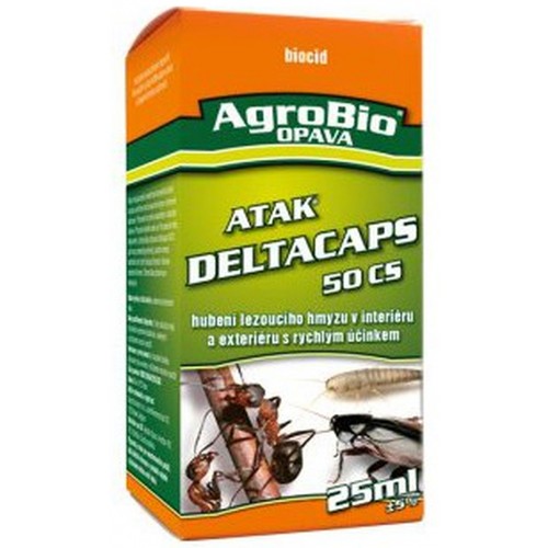 AgroBio ATAK Deltacaps 50 SK hubenie lezúceho hmyzu v interiéroch, 25 ml 002150