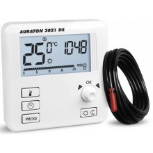 AURATON 3021 DS Týždenný programovateľný termostat s dvoma snímačmi
