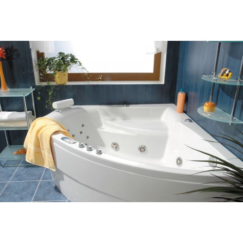 TEIKO Vaňa Auriga L rohová 150x150 cm - HTP systém ECO HYDRO, ľavá V211150L04T04211