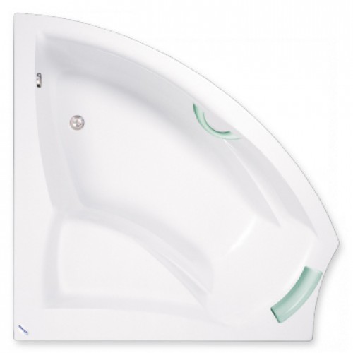 TEIKO Vaňa Auriga P rohová 150x150 cm, akrylátová, biela, pravá V111150R04T04001