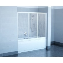 RAVAK SUPERNOVA AVDP3 150 vaňové dvere posuvné trojdielne, white+Rain 40VP010241