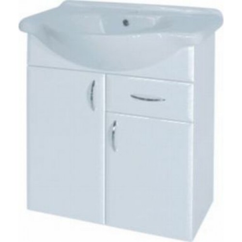 INTEDOOR AZZURRA spodná kúpeľňová skrinka na zavesenie na stenu s keram.umývadlom AZ65Z/63