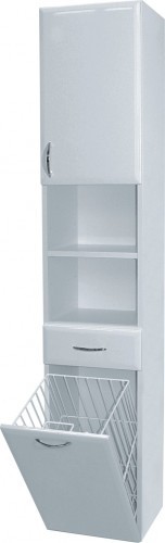 INTEDOOR AZZURRA vysoká kúpeľňová skrinka závesná pravá AZSVP35PKZ/63
