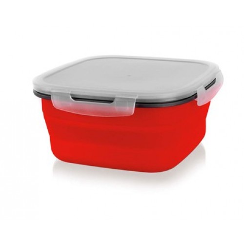 BANQUET Silikónová miska skladacia s vekom 1900ml, CULINARIA RED 3126610R BANQUET Silikónová miska skladacia s vekom 1900ml, CULINARIA RED 3126610R