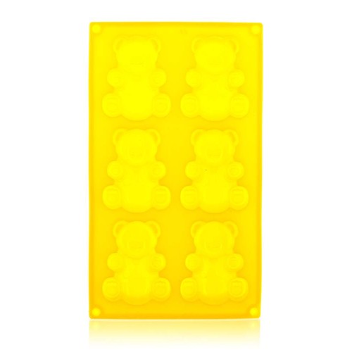 BANQUET Silikónová forma 6ks Medvedíky31x18x2 cm Culinaria yellow 3120175Y
