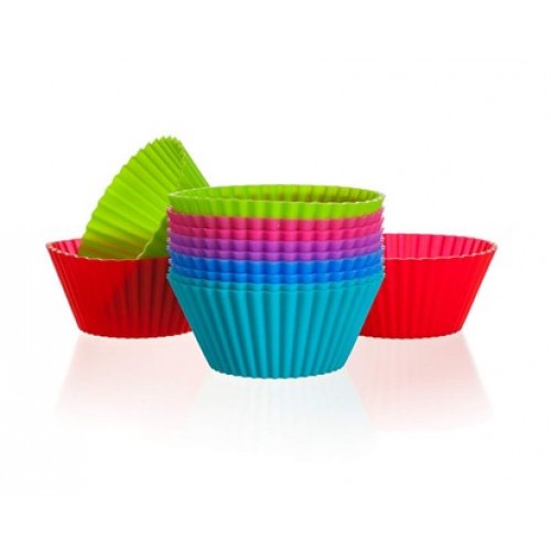 BANQUET Silikónové košíčky 12 ks Muffin Cups o6cm - 3,75cm x 2,7cm Culinaria red 3122012MI BANQUET Silikónové košíčky 12 ks Muffin Cups o6cm - 3,75cm x 2,7cm Culinaria red 3122012MI