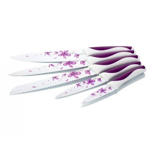 BANQUET 5 dielna sada nožov s nepriľnavým povrchom, Variato Fiore 25LI008315 BANQUET 5 dielna sada nožov s nepriľnavým povrchom, Variato Fiore 25LI008315