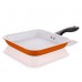 BANQUET Panvica steak 24 cm FINEZZA oranž s vnútornou keram.povrch.úprav. 40FIN24OR
