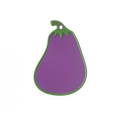 BANQUET Krájacia doštička protišmykové 23,5x34x0,8 cm, dizajn Vitamín Baklažán 12G459