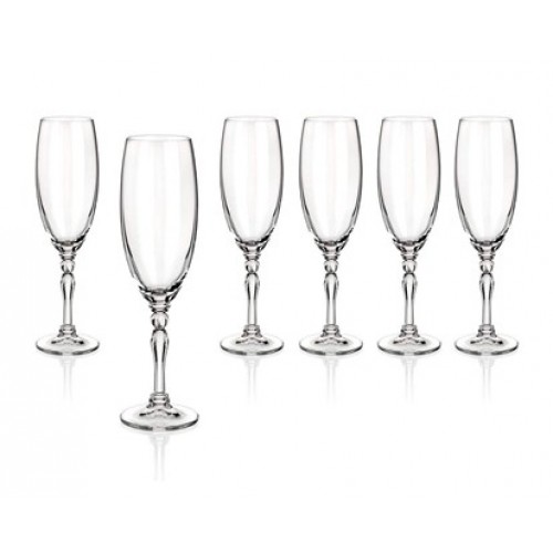 BANQUET CRYSTAL Lucille poháre na šampanské, 190ml, 6ks, 02B4G005190 BANQUET CRYSTAL Lucille poháre na šampanské, 190ml, 6ks, 02B4G005190