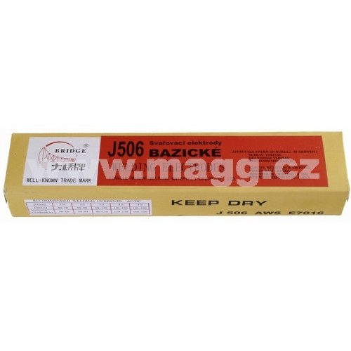 MAGG Bázické elektródy J506 / 3,2 x350/5kg (MJ kg) 53303K