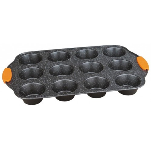 BERLINGERHAUS Granit Diamond Line Forma na muffiny 12 ks silikónové rukoväte BH-1138 BERLINGERHAUS Granit Diamond Line Forma na muffiny 12 ks silikónové rukoväte BH-1138