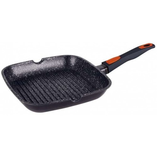 BERLINGERHAUS Granit Diamond Line Panvica grilovacia s mramorovým povrchom 28 cm BH-1105