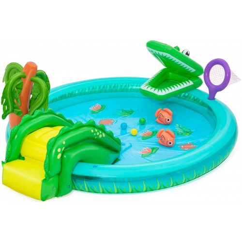BESTWAY Crocodile Cove Hracie centrum, 224 x 181 x 72 cm 53166