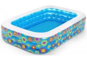 BESTWAY Family Pool Nafukovací bazén Happy Flora, 229 x 152 x 56 cm 54120