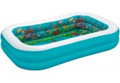 BESTWAY Family Pool Nafukovací bazénik 3D, 262 x 175 x 51 cm 54177