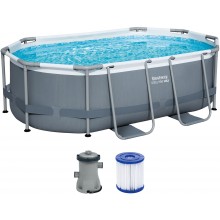 BAZÁR BESTWAY Power Steel Bazénový set 305 x 200 x 84 cm, kartušová filtrácia 5614A ROZBAL