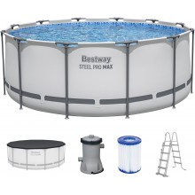 BESTWAY Steel Pro Max Bazén 366 x 122 cm, kartušová filtrácia 56420