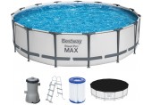 BESTWAY Steel Pro Max Bazén 457 x 107 cm, kartušová filtrácia 56488