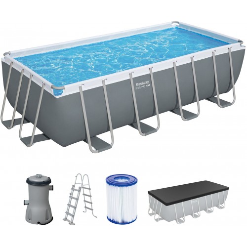 BESTWAY Power Steel Bazénový set 488 x 244 x 122 cm, kartušová filtrácia 56670