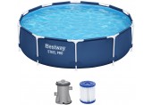 BESTWAY Steel Pro Bazén 305 x 76 cm, kartušová filtrácia 56679