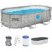 BESTWAY Power Steel Swim Vista Bazénový set 427 x 250 x 100 cm, kartušová filtrácia 56714