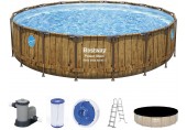 BESTWAY Power Steel Swim Vista Bazénový set 549 x 122 cm, kartušová filtrácia 56977